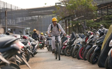 Pekerja Kawasan Industri IMIP Ramai-Ramai Beralih Menggowes