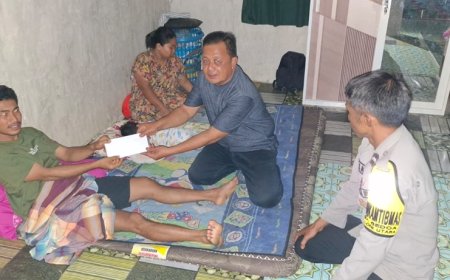 Kapolres Poso Santuni Empat Korban Longsoran Tambang Dongi-Dongi