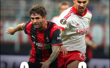 AC Milan Tumbang 0-2 di Tangan Benfica di San Siro