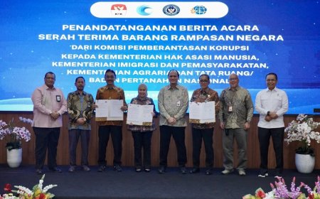Terima Barang Rampasan Negara dari KPK, Sekjen ATR/BPN: Untuk Mendukung Layanan kepada Masyarakat