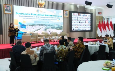 Gelar Sosialisasi Percepatan Sertipikasi Tanah bagi MBR, Kejar Target 3 Juta Bidang