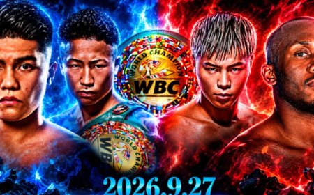 WBC Umumkan Dua Duel Rebut Juara Dunia di Jepang pada 27 September