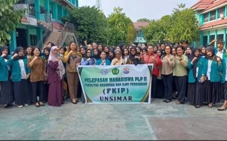 Pelepasan Mahasiswa PLP II FKIP Unsimar Tahun 2026