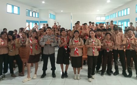 Polsek Pamona Timur Sosialisasikan Anti-Bullying dan Pencegahan Kenakalan Remaja 