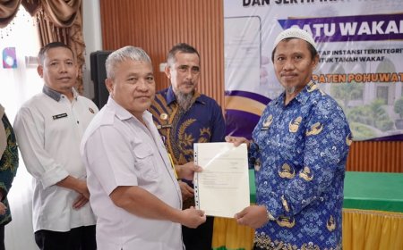 Legalitas Tanah Jadi Pijakan, Lembaga Pendidikan Keagamaan di Pohuwato Kini Bisa Kembangan Prasarana Lebih Optimal