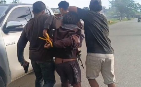 Satgas Damai Cartenz Tangkap Anggota KKB Terduga Penembak ASN