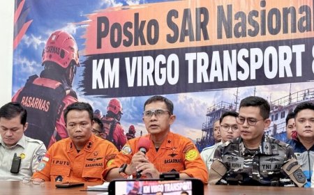 Basarnas: 93 korban KM Virgo Masih di Dalam Kapal Yang Tenggelam