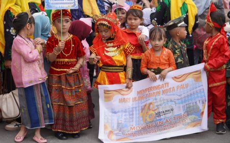 Lucu dan Menggemaskan! 500 Anak TK Ramaikan Karnaval Budaya HUT Kota ke-48