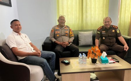 Perkuat Sinergi, Kapolsek Pamona Timur Silaturahmi ke Cabjari Tentena