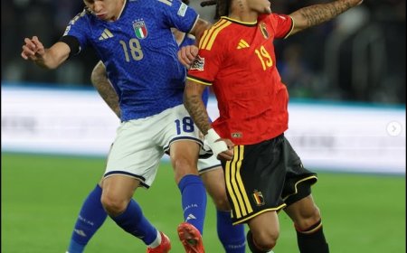 Timnas Italia Kalah 0-2 Dari Belgia pada Laga Perdana Roberto Mancini