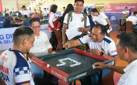 Danrem 132/Tadulako Buka Open Tournament Domino Orado 101 Piala Panglima TNI