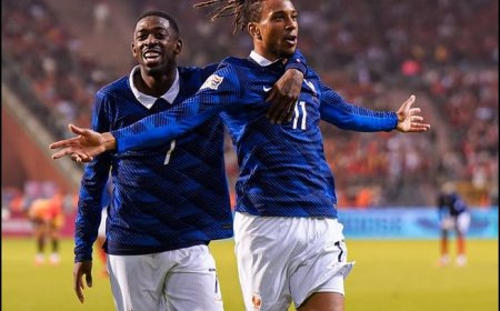 Gol Michael Olise Bawa Timnas Prancis Menang 1-0 Atas Belgia