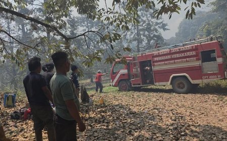 Karhutlah Kembali Terjadi di Gunung Tinjoli