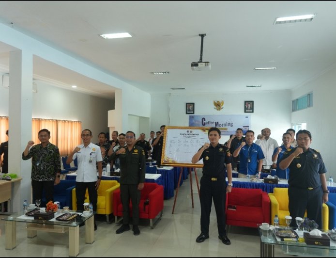 Bea Cukai Pantoloan Gelar Coffee Morning Diseminasi Penetapan Kawasan Pabean Pelabuhan Pantoloan