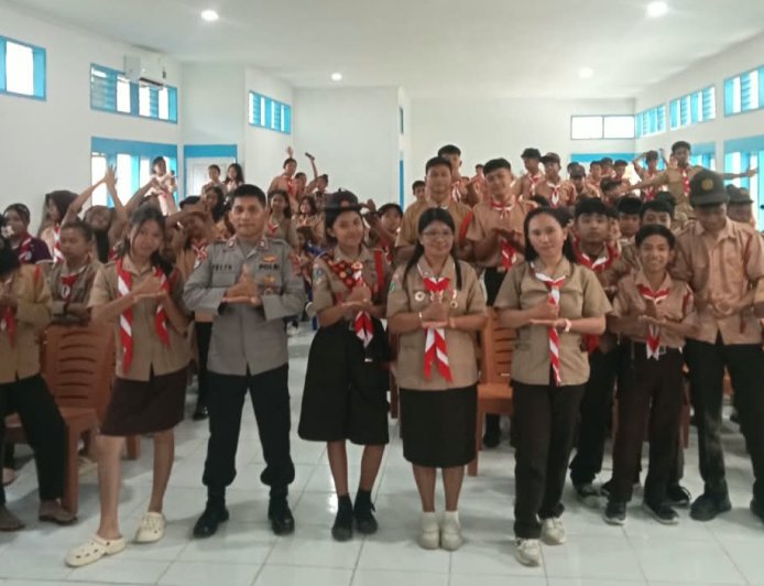 Polsek Pamona Timur Sosialisasikan Anti-Bullying dan Pencegahan Kenakalan Remaja 