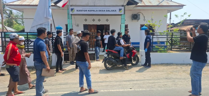 Polres Donggala Gelar Pra-Rekonstruksi Kasus Pelemparan Warga Sirenja di Desa Dalaka