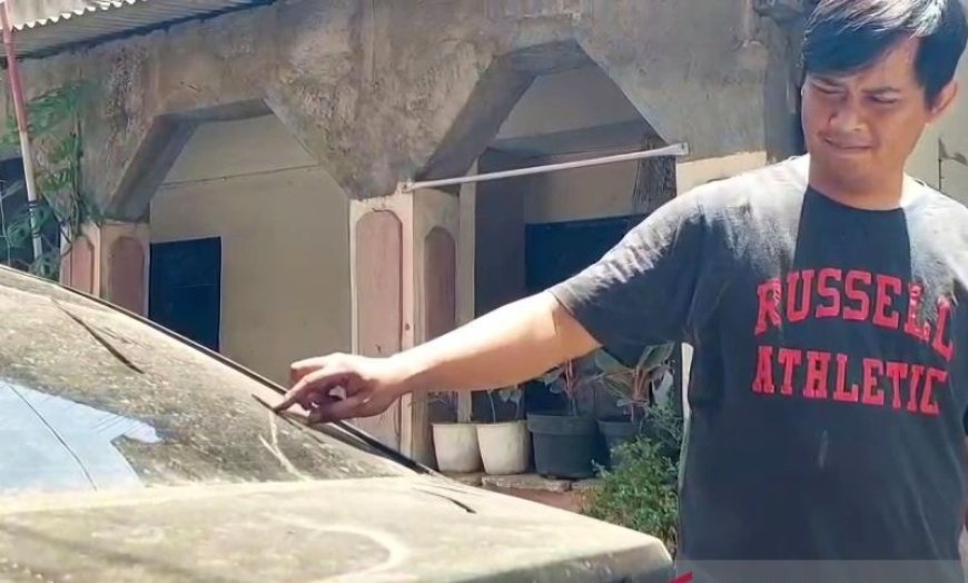 Abu Vulkanik Yang Menempel di Kendaraan Disarankan Segera Dibersihkan