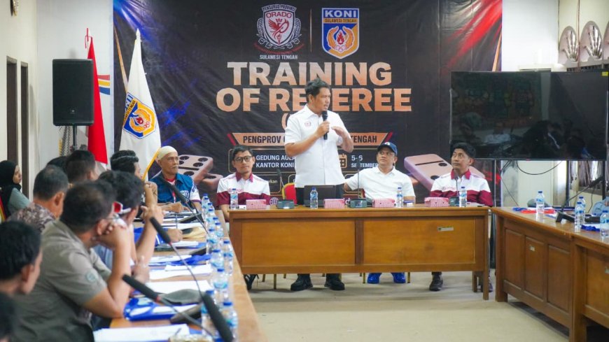 Orado Sulteng Gelar Pelatihan Wasit, Diikuti Puluhan Peserta