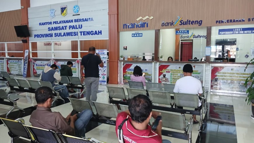 Program Insentif Pajak Berakhir, Samsat Palu Kantongi Rp13,7 Miliar