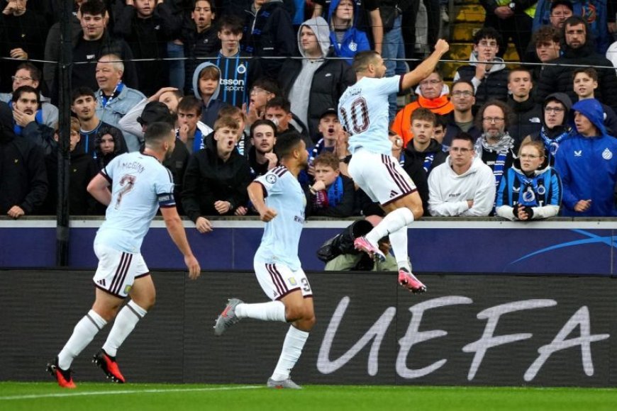 Liga Champions, Aston Villa Kalahkan Club Brugge 3-2