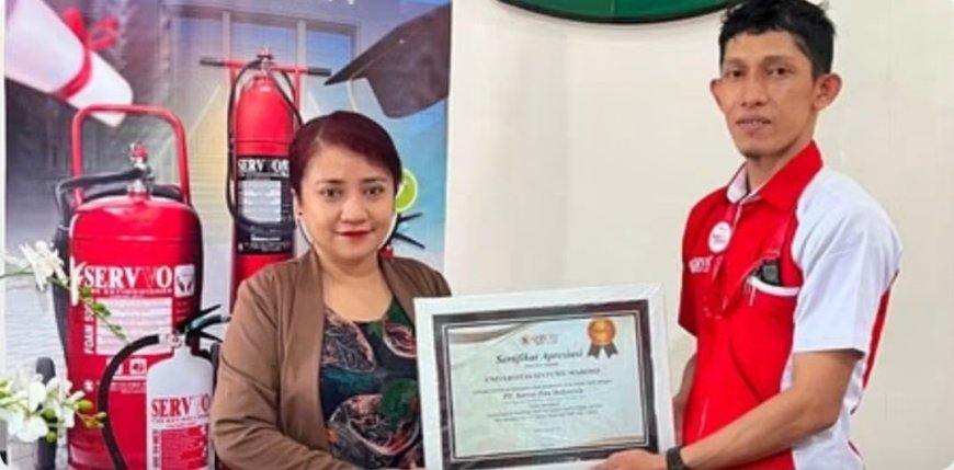 UNSIMAR-PT SFI Simulasi Penanggulangan Kebakaran