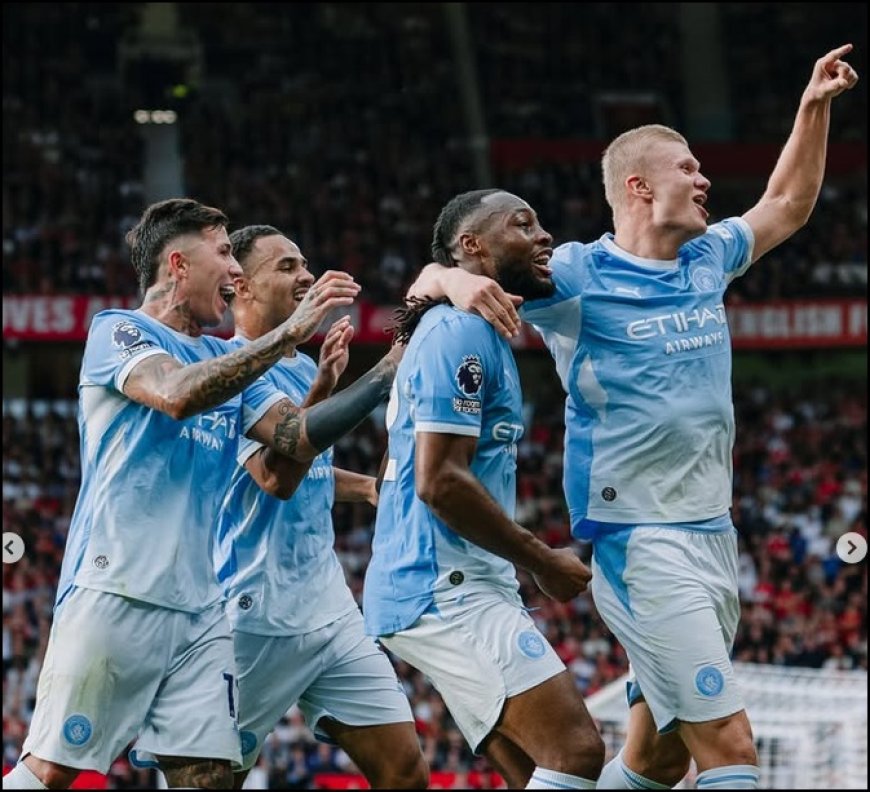 Sepuluh Pemain Manchester City Bungkam Manchester United 1-0