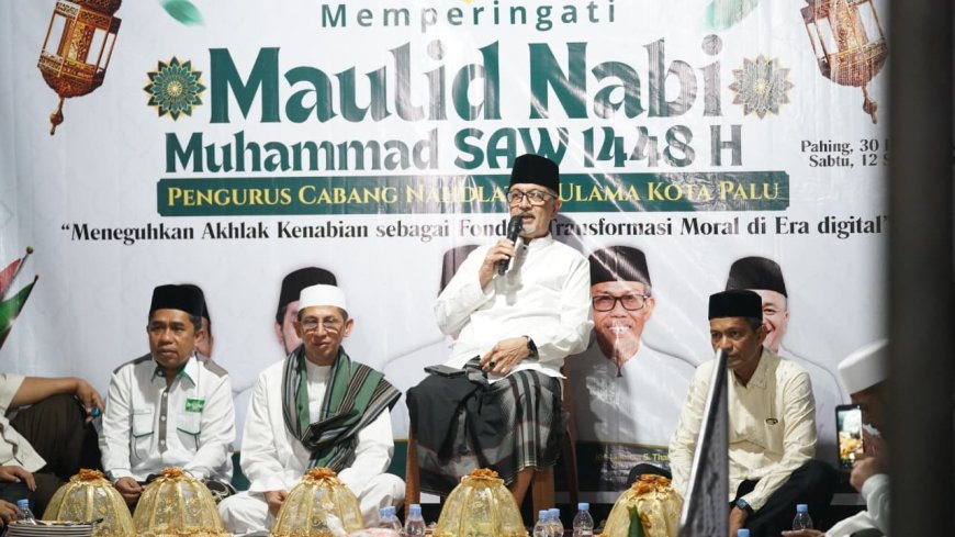 Pemkot Ajak PCNU Kota Palu Kolaborasi di Momentum Maulid Nabi