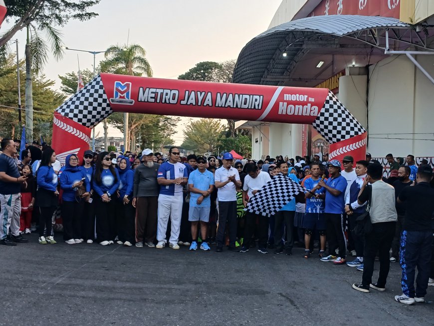 Semarakkan Rakerda I PAN Poso Gelar Jalan Santai dan Fun Bike