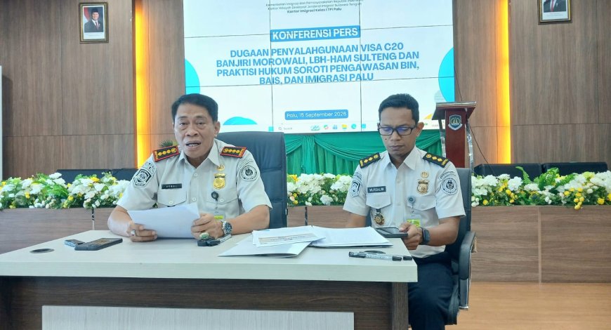 Tanggapi Sorotan LBH, Kepala Imigrasi Palu Klarifikasi Soal Visa C20 di Morowali