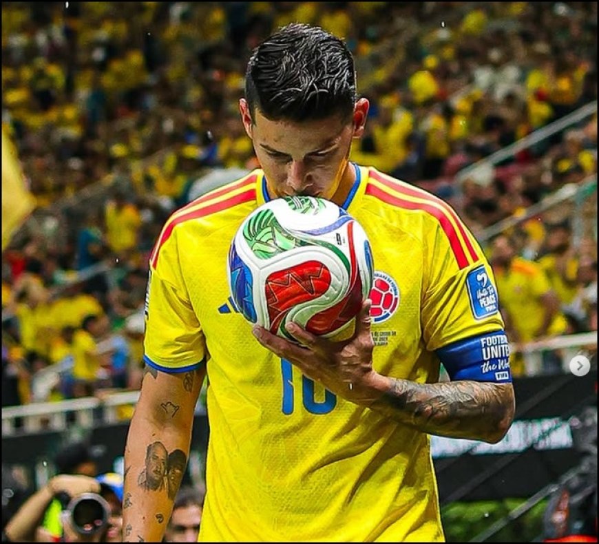 James Rodriguez Putuskan Pensiun dari Timnas Kolombia