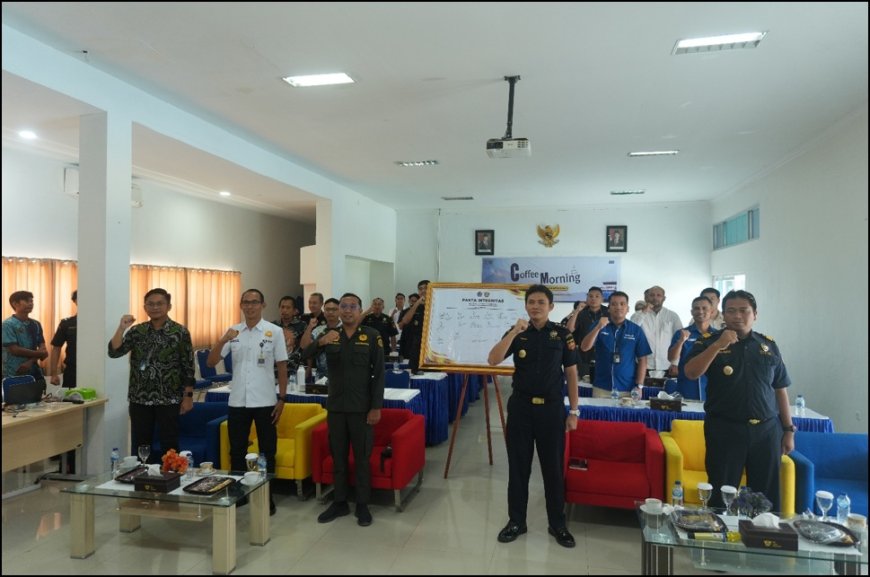 Bea Cukai Pantoloan Gelar Coffee Morning Diseminasi Penetapan Kawasan Pabean Pelabuhan Pantoloan