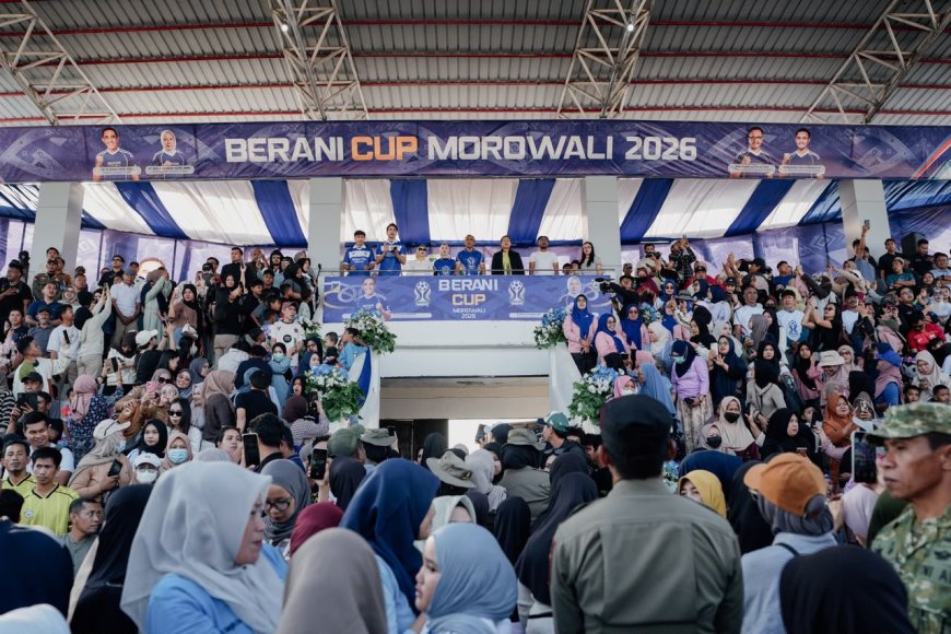 Turnamen Berani Cup 2026 di Morowali, Gubernur Anwar Hafid Minta Atlet Jaga Sportivitas Menuju Porprov