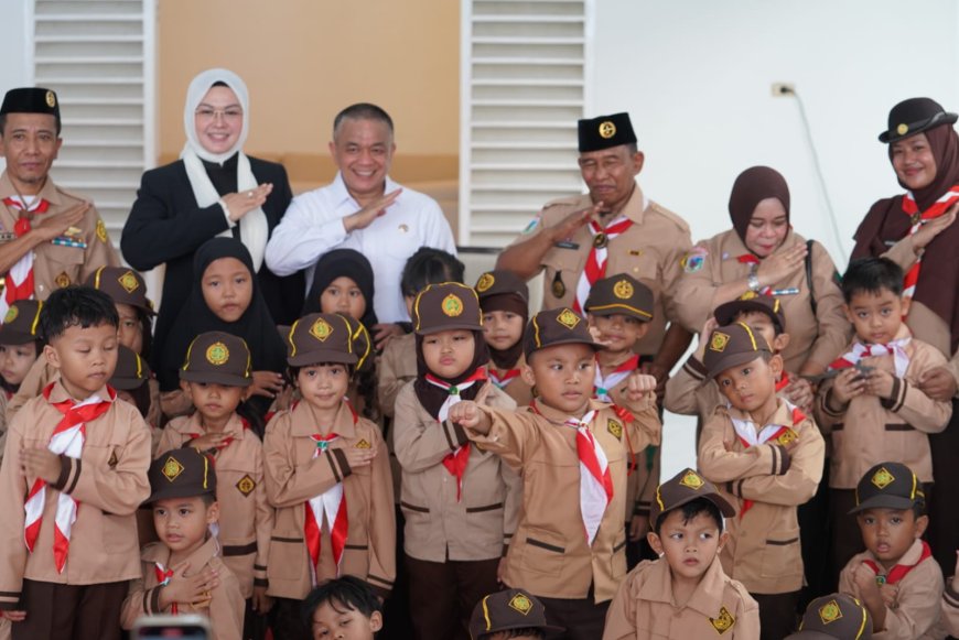 Murid TK Putra Dikukuhkan Jadi Pramuka Prasiaga, Wali Kota Palu: Ini Fondasi Karakter Sejak Dini