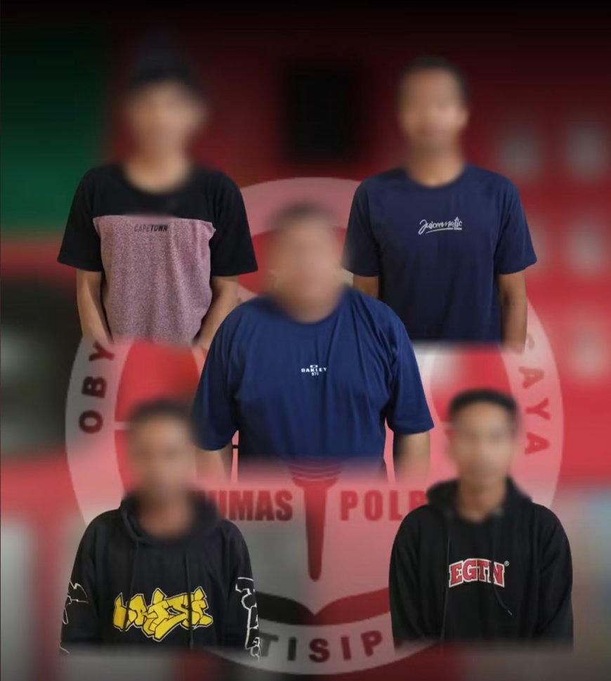 Polres Poso Amankan Lima Tersangka Narkoba di Kayamanya