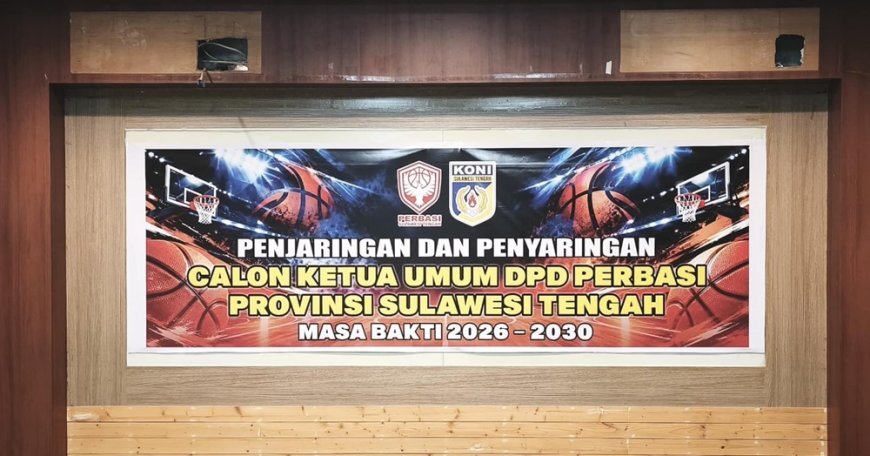 Perbasi Sulteng Cari Ketua Periode 2026-2030