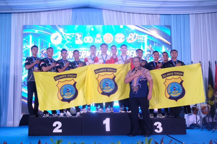 Personel Polda Sulteng Sapu Podium Indoor Skydiving Kapolri Cup II di Tiga Kelas