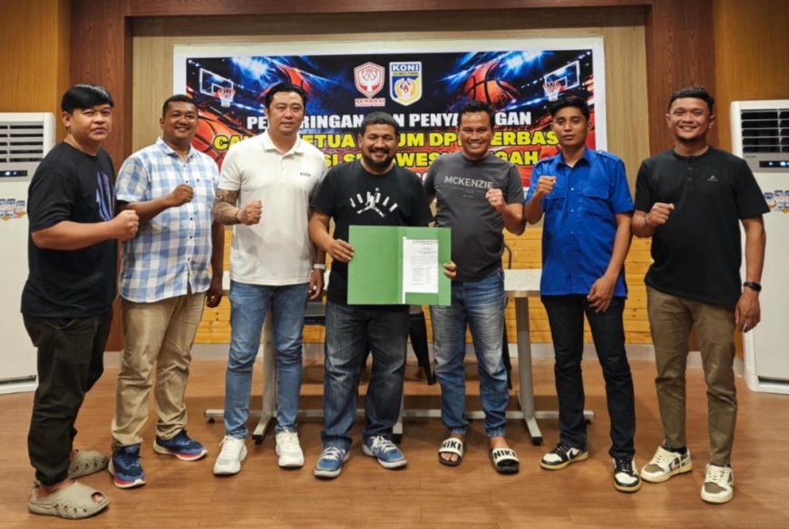 Baru Satu Kandidat Ambil Formulir Calon Ketua Umum Perbasi Sulteng