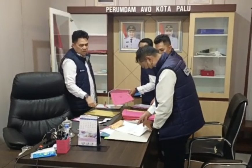 Dugaan Korupsi Penyertaan Modal, Polresta Palu Geledah Kantor PDAM dan Sita Delapan Bundel Dokumen