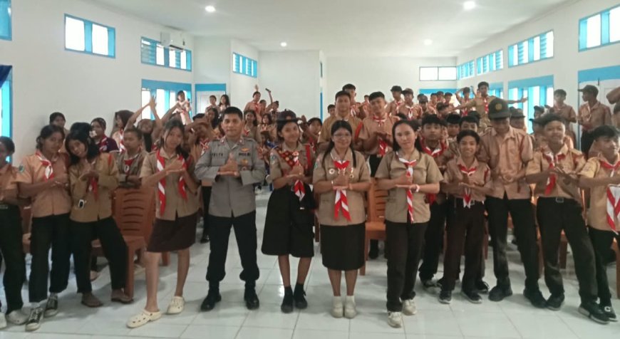 Polsek Pamona Timur Sosialisasikan Anti-Bullying dan Pencegahan Kenakalan Remaja 