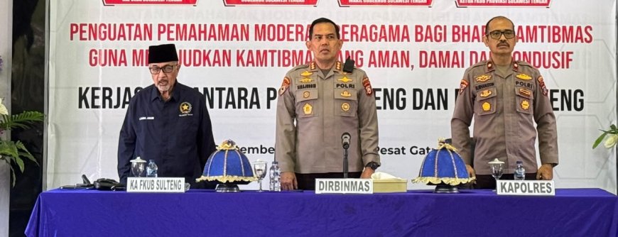 Gandeng FKUB, Bhabinkamtibmas di Parimo Dibekali Pemahaman Moderasi Beragama
