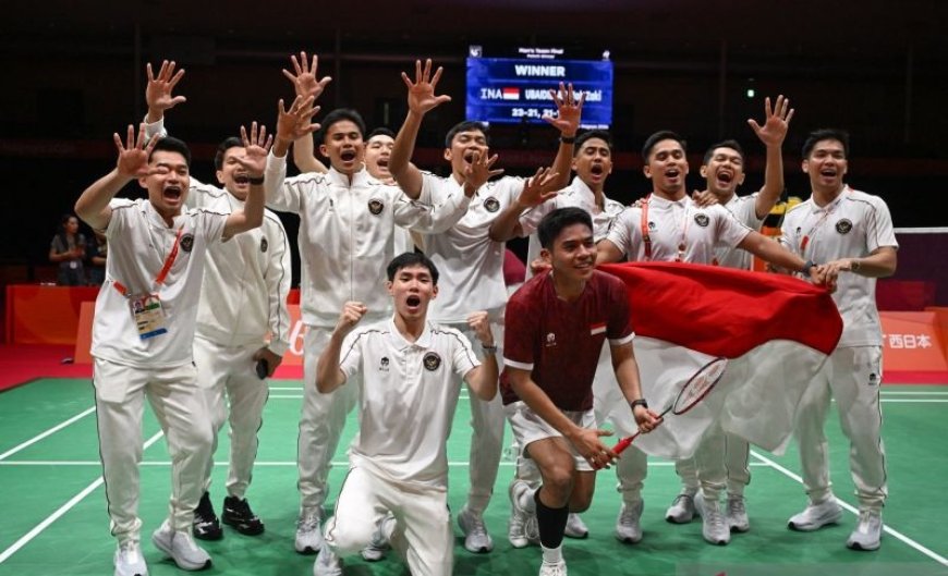 Indonesia Gagalkan Ambisi China Kawinkan Gelar Bulu Tangkis Beregu