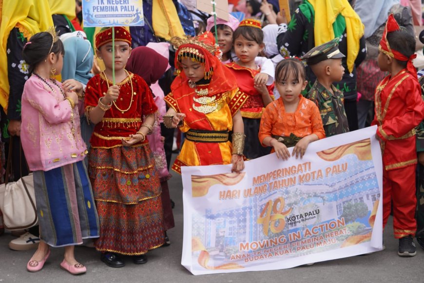 Lucu dan Menggemaskan! 500 Anak TK Ramaikan Karnaval Budaya HUT Kota ke-48