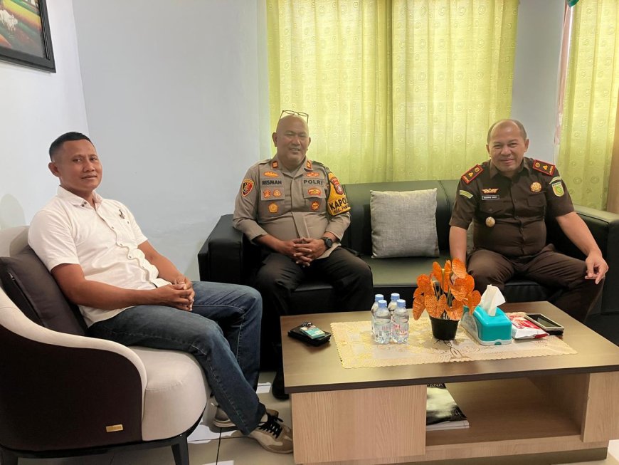 Perkuat Sinergi, Kapolsek Pamona Timur Silaturahmi ke Cabjari Tentena