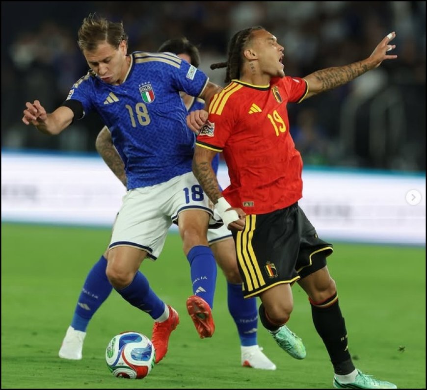 Timnas Italia Kalah 0-2 Dari Belgia pada Laga Perdana Roberto Mancini