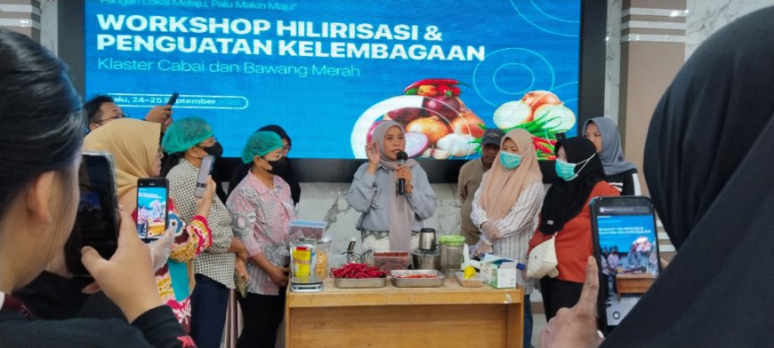 Bukan Sekadar Tanam, 60 Petani Palu Dilatih Racik Bawang Goreng Layak Jual