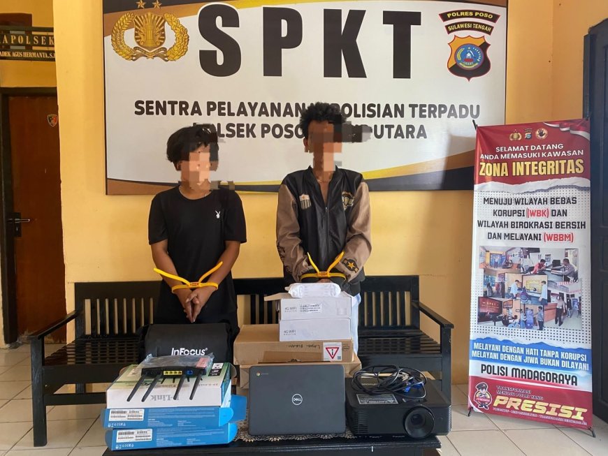 Polisi Ringkus Tersangka Pencuri 11 Laptop Chromebook