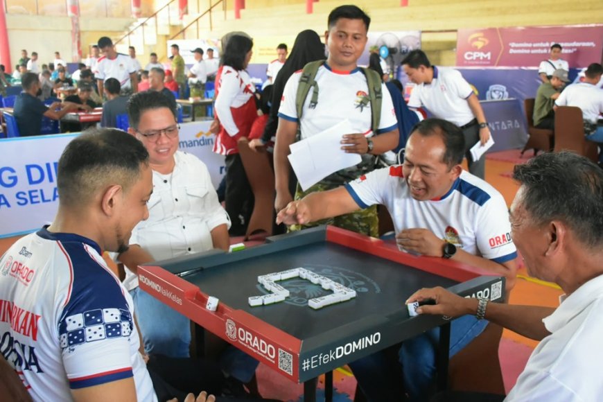Danrem 132/Tadulako Buka Open Tournament Domino Orado 101 Piala Panglima TNI