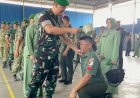 Dandim Poso Naikkan Pangkat 54 Prajurit, 2 Personel Dicoret Akibat Pelanggaran Judol