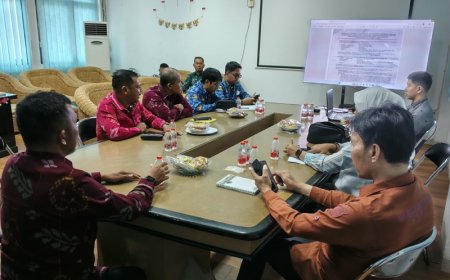 Kantah Kota Palu Hadiri Pembahasan Tukar Tanah Antar Pemkot dan ARK Property