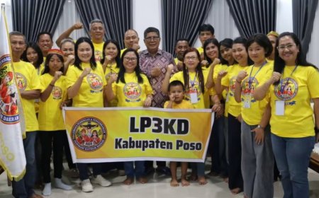 Wabup Soeharto Terima Audiensi dan Lepas Kontingen LP3KD Kabupaten Poso